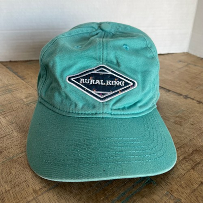 #ad #ad Rural King Teal Blue Ladies Fit Hat Adjustable Adult Size OSFA Baseball Cap $9.00