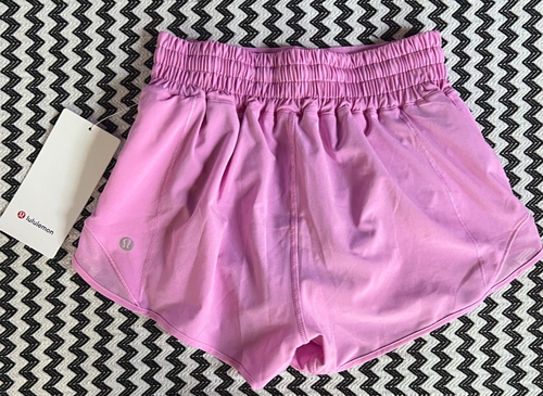 NWT Dahlia Mauve lululemon Hotty Hot HR Short 2.5" *Lined Sz 2 DHMU - Picture 4 of 11