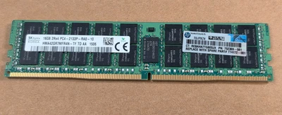 HP SK Hynix 16GB DDR4 ECC Server RAM PC4-2133P 2133MHz RDIMM 752369-081 - Image 1 of 4