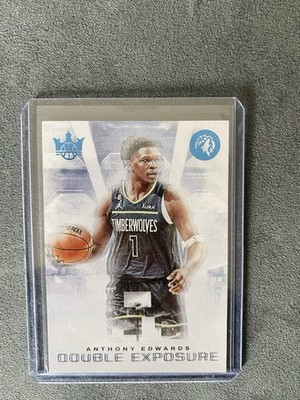 2022-23 Panini Court Kings - Double Exposure Anthony Edwards #30 Amethyst /99