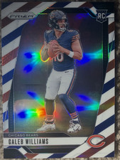 Panini Prizm 2024 Football Caleb Williams Rookie Card RWB GREAT CONDITION. rookie card picture