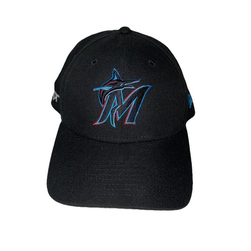 Miami Marlins Mütze Kappe Strapback schwarz Team MLB New Era offizielles Logo