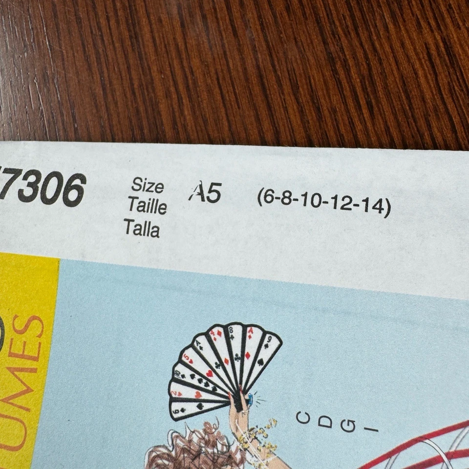 New Uncut McCalls 7306 Sewing Pattern Womens 6-14 Corset Skirt Gothic Steampunk - Image 2 of 4