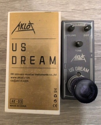 TESTED Distortion Fuzzy Guitar Pedal Effect USA Shop!  FX Metal Case With Ugrade