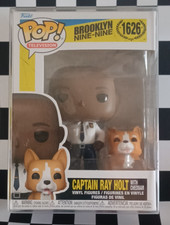 Figura Vinilo Capitán Ray Holt con Cheddar Funko Pop #1626 Brooklyn Nine-Nine
