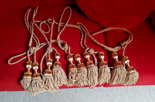 RAFFHALTER mir Kordel 70er Jahre Vintage wie neui in  Gold
