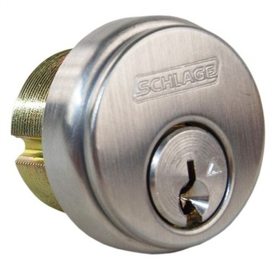 Schlage Everest 1-1/8'' Mortise KEYED Cylinder    2 Keys   Choice of cam