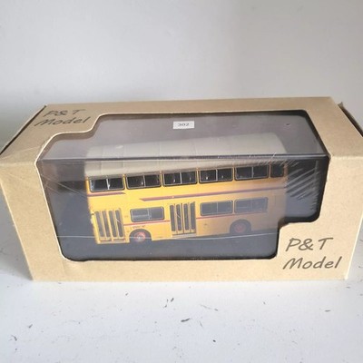 1/76 Daimler DMS Fleetline in alter CityBus Lackierung Blanko Route Hongkong Modellbus