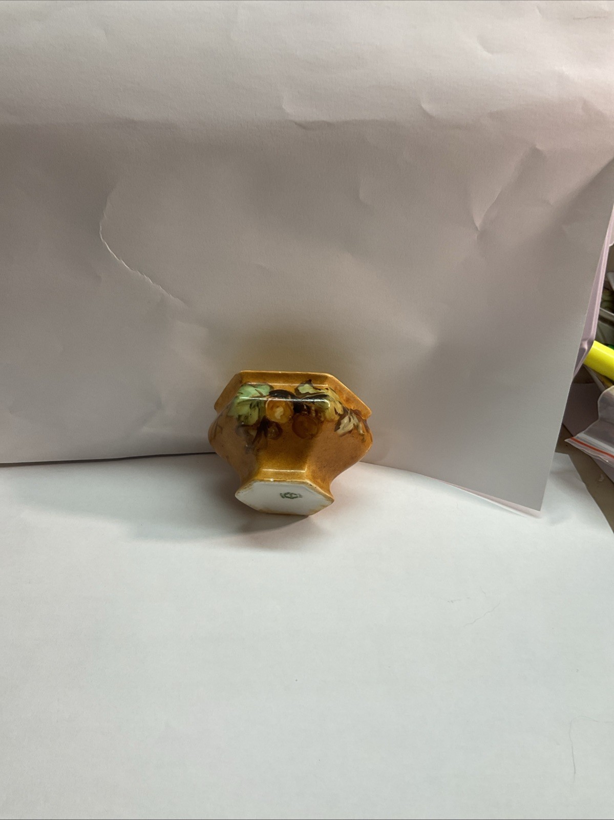 Vintage Porcelain Footed Salt Dish