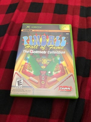 Pinball Hall of Fame Gottlieb Microsoft Xbox 2004 Case Manual Disc Tested Great