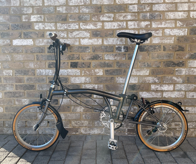 Brompton Bicycle S6l Raw Lacquer Brompton S2L Raw Lacquer – Aloha