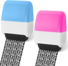 2 Pack Identity Theft Protection Roller Stamp Protect Your ID Theft Protection