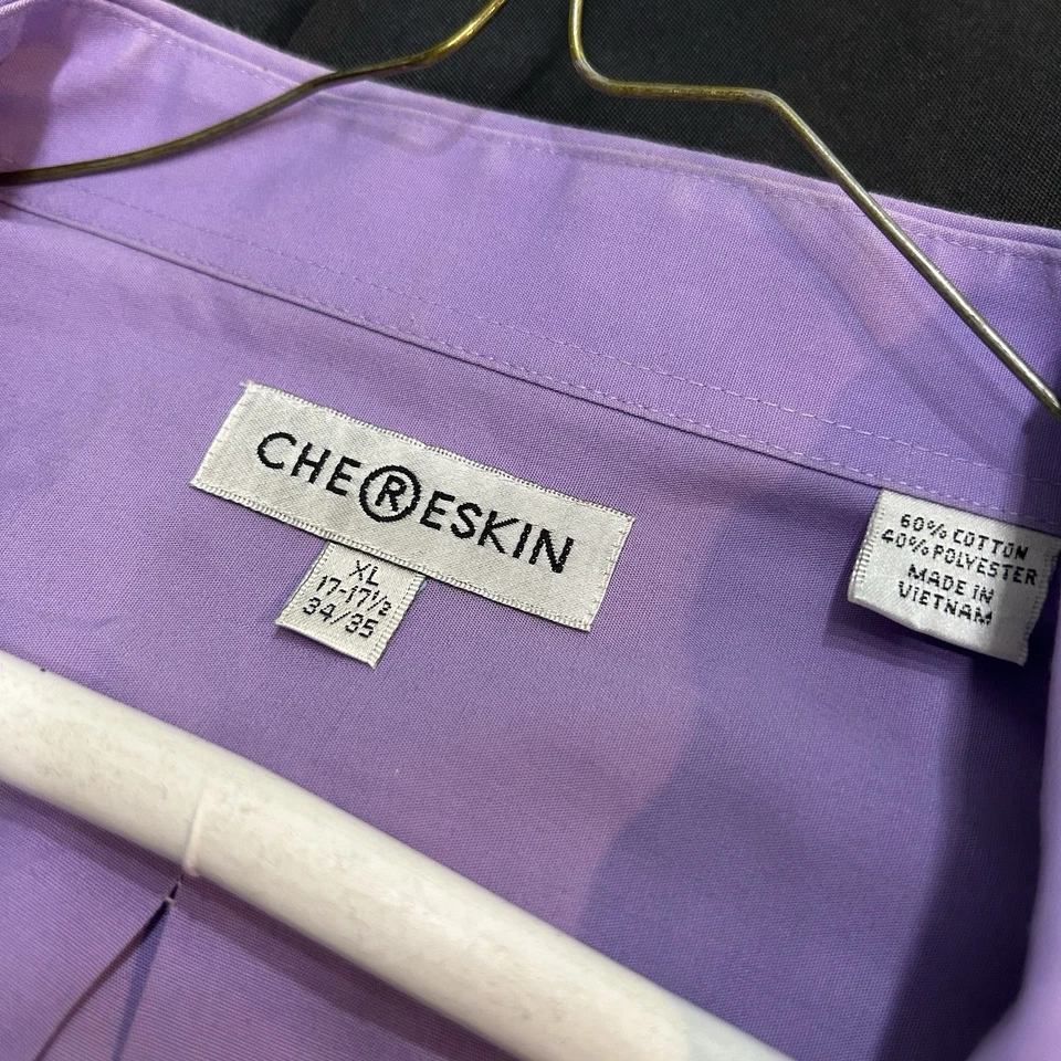 Chereskin Men's Lilac Shirt Long Sleeve 17-17 1/2 -  34/35 - Image 3 of 4