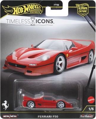 ホットウィール　フェラーリ 　F50 Timeless Icons 1 Hot Wheels Premium Car Culture 2025 Timeless Icons FPY86-961N Set