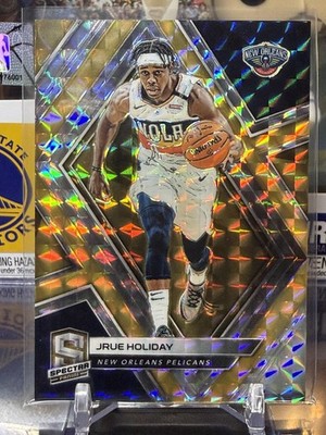 2018-19 Panini Spectra #53 Jrue Holiday Neon Orange #/5