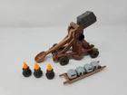 Playmobil Add On 7700 Catapult Sling Shot Set Retired Vintage