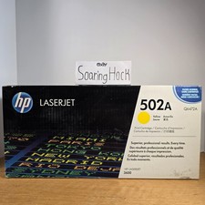 HP 502A Q6472A Toner Cartridge New Q6472A 502A Yellow LaserJet 3600 Sealed