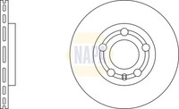2X Napa Bremsscheibe BelüFtet Ø239Mm FüR Skoda Fabia II 542 6Y2 VW Fox 5Z1 5Z3