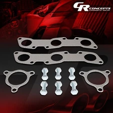 EXHAUST MANIFOLD HEADER GASKET COMPLETE SET+BOLTS FOR 99-04 FRONTIER XTERRA 3.3L