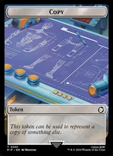 Copy Token 10x - Colorless - Monztre Art - PIP Fallout - MTG Magic NM