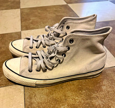 Converse Chuck Taylor All Star Men  s Gray Canvas High Top Lace-Up Sneakers