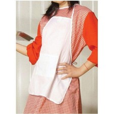 White Chef Apron kids Size 12