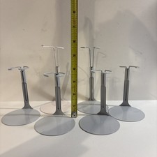 Kaiser Vertical Doll Stands Pink Gray Set Of 6 Mix Of Sizes