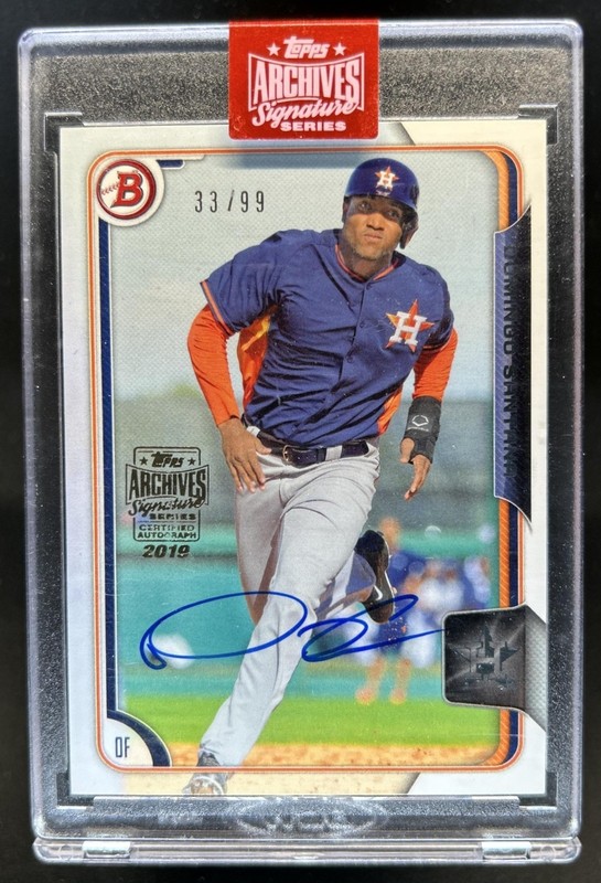 2019 Topps Archives Signature Series Domingo Sanchez Auto Autograph #33/99