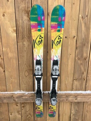 Alpine Downhill Snow Ski FISCHER KOA 43'' Long Skis 110 cm with Bindings