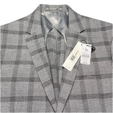 NEW Topman Blazer Sport Coat 38R 1B1V Gray Pl...