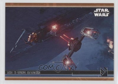 2020 Topps Star Wars Rise of Skywalker Series 2 Orange 65/99 Y-Wing Fighter 1u6