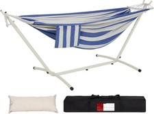 Lazydaze Hammocks Double Hammock with Stand - 2 Person Heavy Duty Outdoor Hammoc