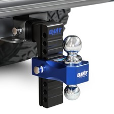 Used Adjustable Trailer Hitch Fits 2 Receiver W 8 Droprise Drop Hitch 12500lb
