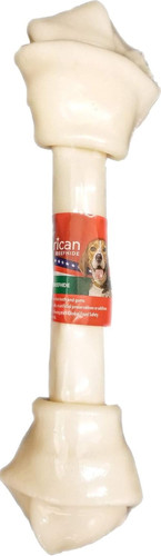 Pet Factory American Beefhide 12" Knotted Bone 1 Count (Pack of 1), Natural