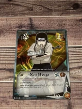 Naruto CCG, Neji Hyuga, 347, 1st Edition Wavy Foil