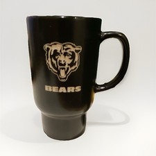 Chicago Bears Black Ceramic Mug 19 oz NFL Football Team Logo