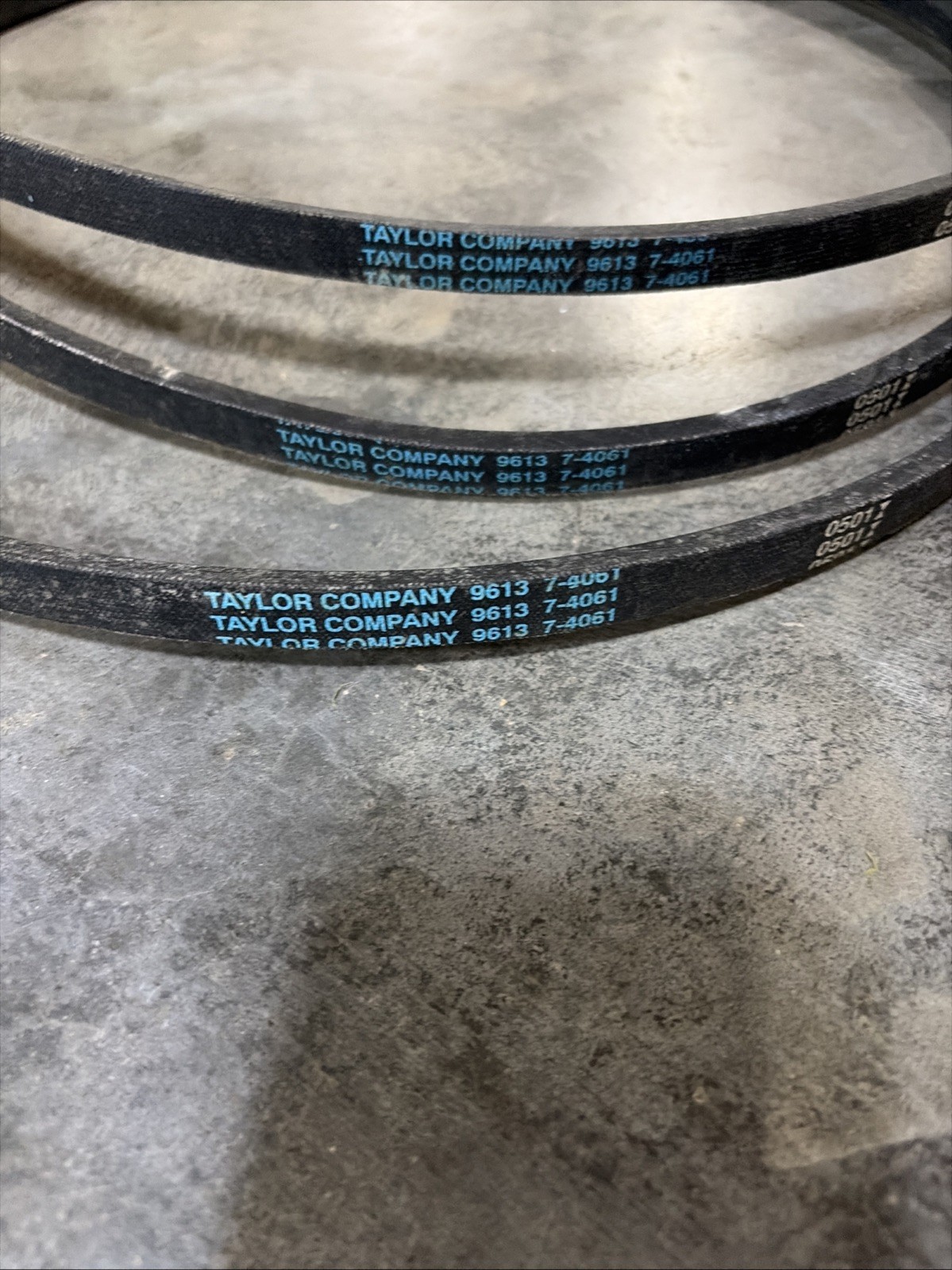 TAYLOR COMPANY 9613 7-4061 INSP R16 V-Belt (Qty 3)