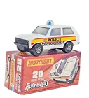 Matchbox Lesney Rolamatics 20 Police Patrol Model SUV Vehicle White Runner Boxed