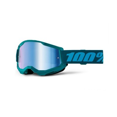 100% Strata 2 Goggle - Mirror Lens FA23 Stone / Blue Mirror