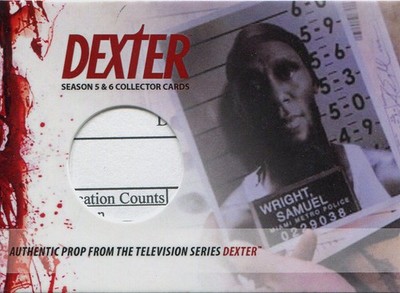 Dexter Seasons 5 & 6 San Diego Exclusive Prop Card CP6 S. Wrights Records #042