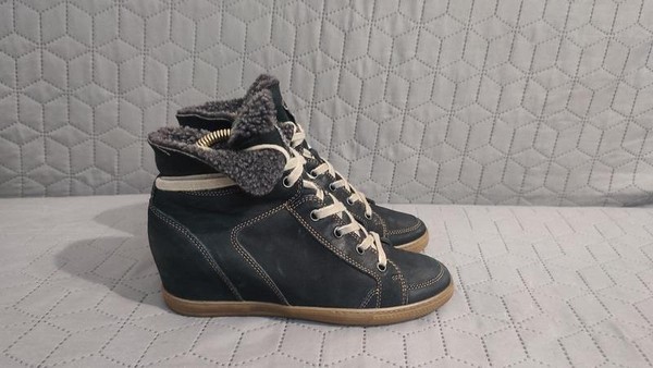 Women Paul Green Ankle Boots Brown Nubuck 37