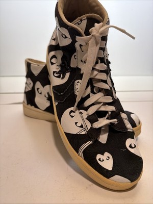 Size 11 - Comme des Garçons x Converse Pro Leather Black White