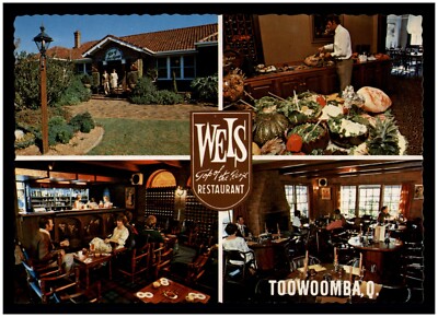 Postcard RPPC - WEIS Top of the Range Restaurant, Toowoomba, Queensland, QLD