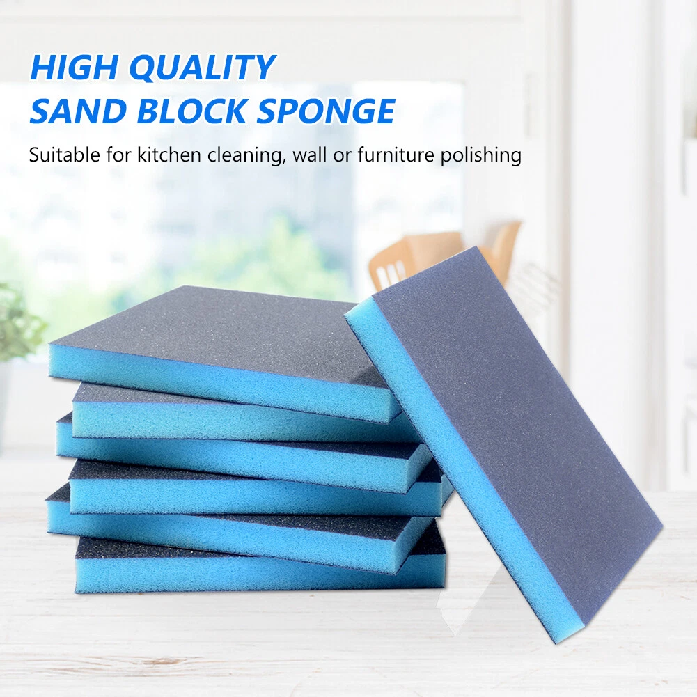 Pads Sanding Block Foam Sponge Multi Purpose Pot Cleaning eBay