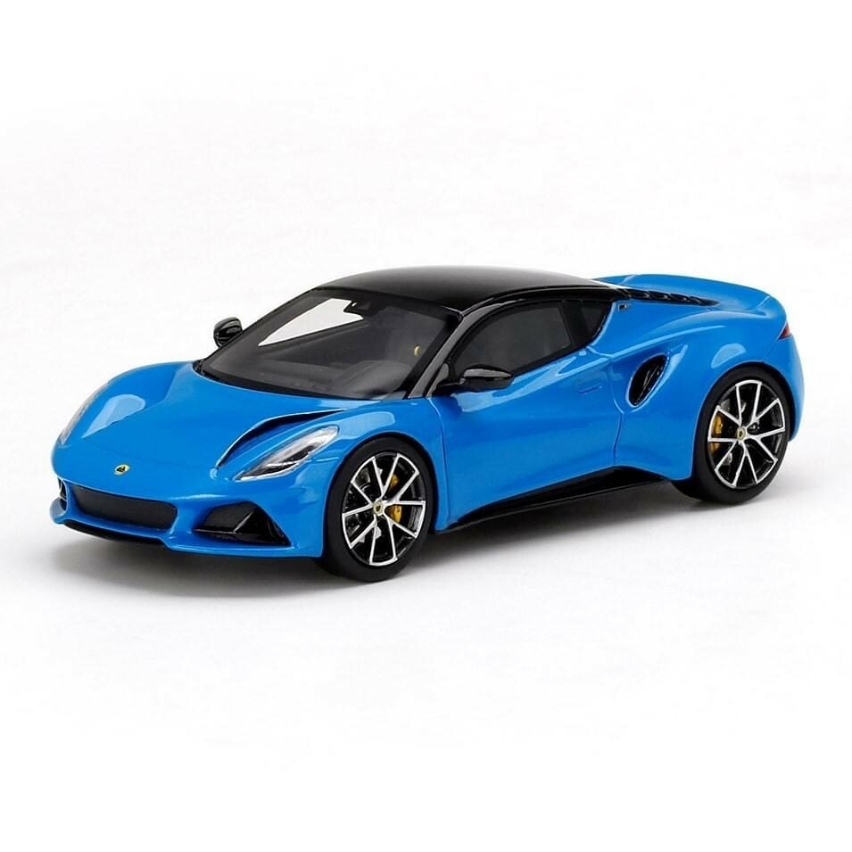 Genuine Official Lotus Emira 1/43 Scale Model Seneca Blue