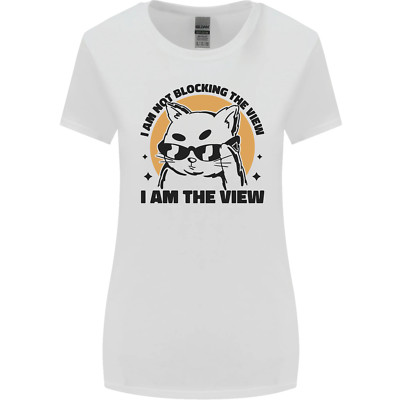 I am the View Funny Cat Womens Wider Cut T-Shirt
