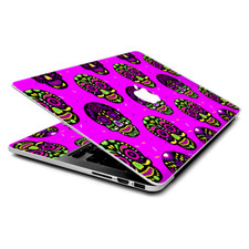 Skin Wrap for MacBook Pro 15 inch Retina Pink Sugar Skulls Dia de los muertos