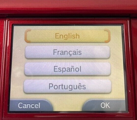 Novo console Nintendo 3DS somente preto e branco usado RANK A/B região livre - Imagem 2 de 4