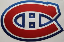HUGE MONTREAL CANADIENS IRON-ON PATCH - 5.75" x 8.25"