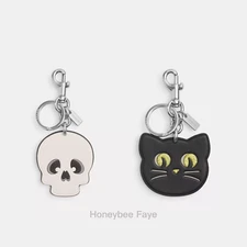 NWT Coach Halloween Cat/Skull Bag Charm 🎃💀 (Select one charm)